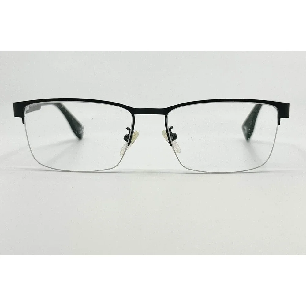 Converse Eyeglasses Frames Mens Black Semi Rimless A230 55-17-140